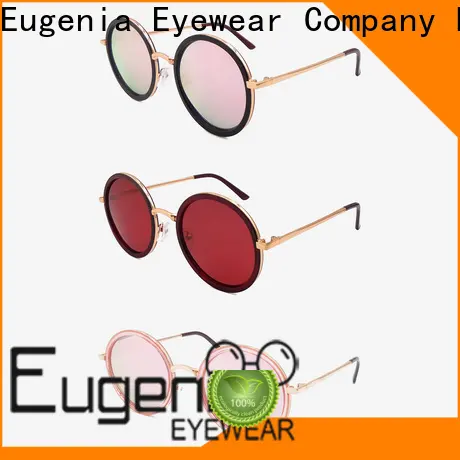 Eugenia stainless steel round style sunglasses high quality best factory price 1