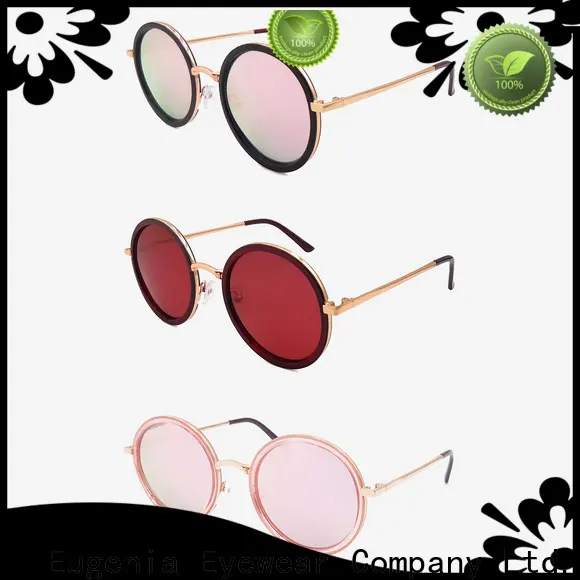 Eugenia round glasses sunglasses high quality best factory price 1