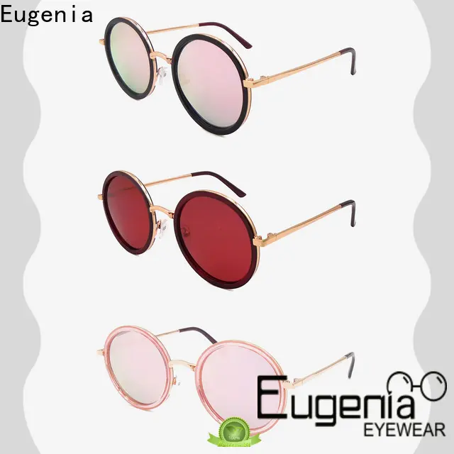 Eugenia one-stop custom round sunglasses customized large capacity 1