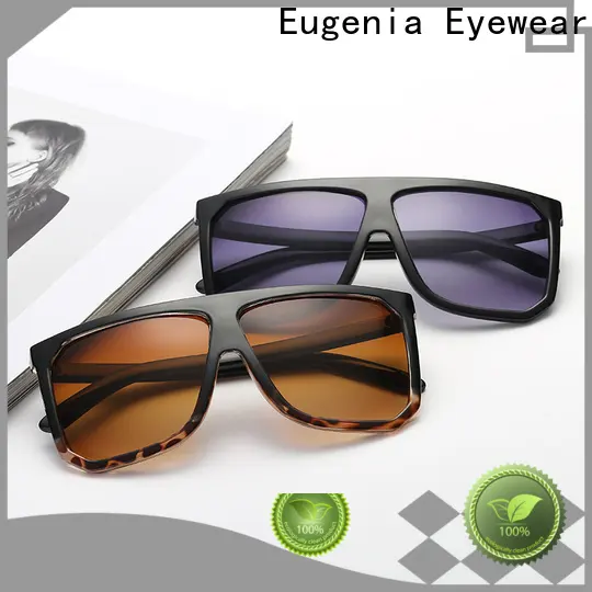 Eugenia black square sunglasses top brand for Driving 1