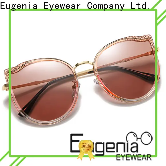 Eugenia praise oversized cat eye sunglasses factory direct supply for Travel 1