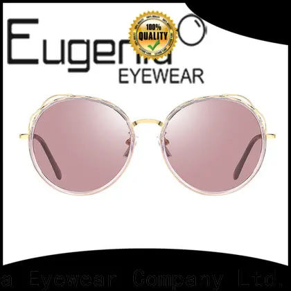 EUGENIAWomen Polarized Sun Glasses Round UV400 Brand Design Sunglasses 1