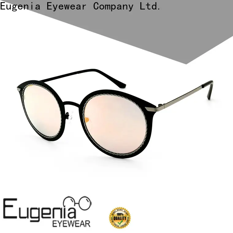 Eugenia hot selling round sunglasses men with custom services for women 1