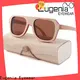Eugenia square sunglasses elegant for Fashion street snap 1