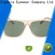 Eugenia square rimless sunglasses luxury for Fashion street snap1 1