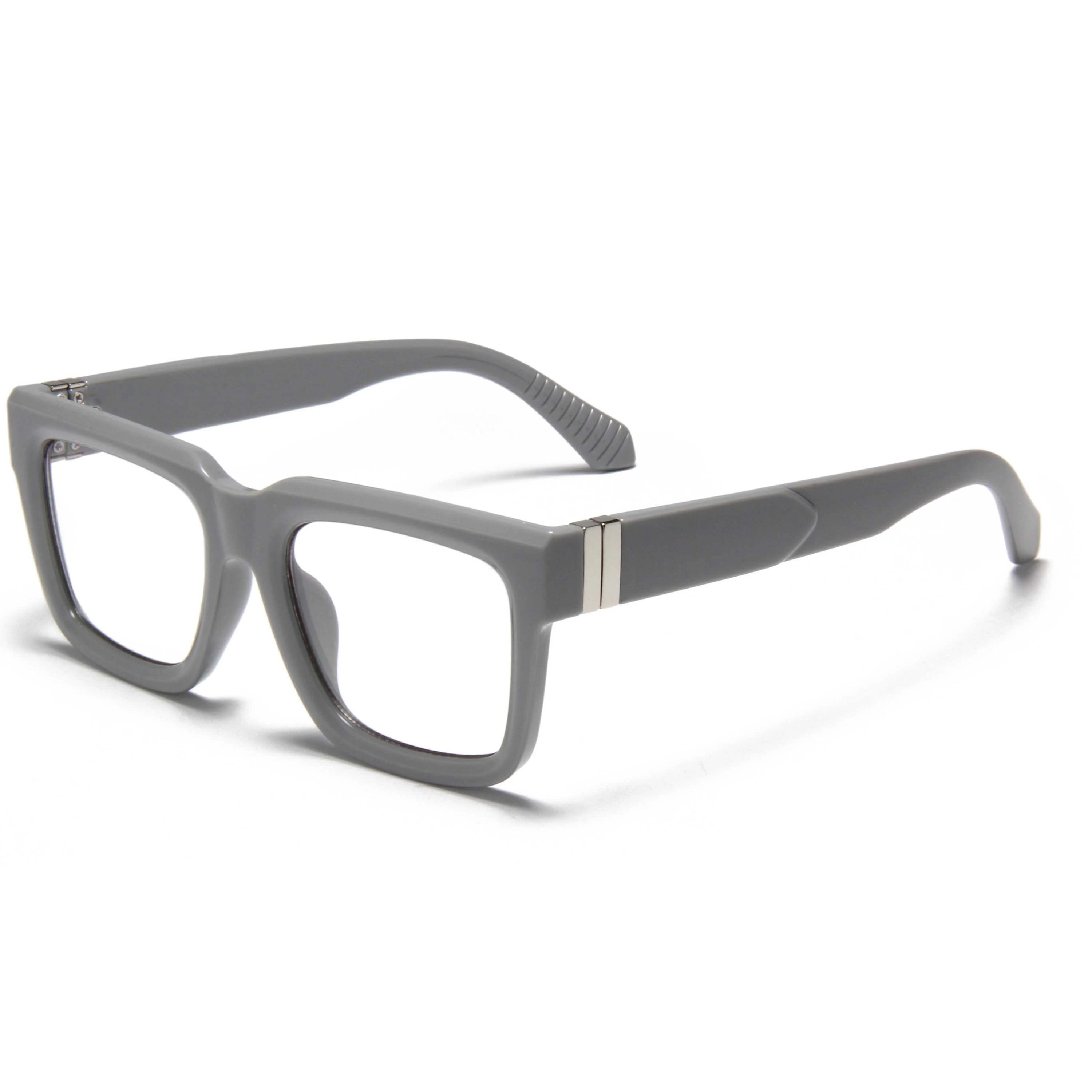 B17001 Wholesale High Quality Men Black Blocking Square Fashion Eyewear Male Spectacle Frame PC Square Anti Blue Light 2025 1