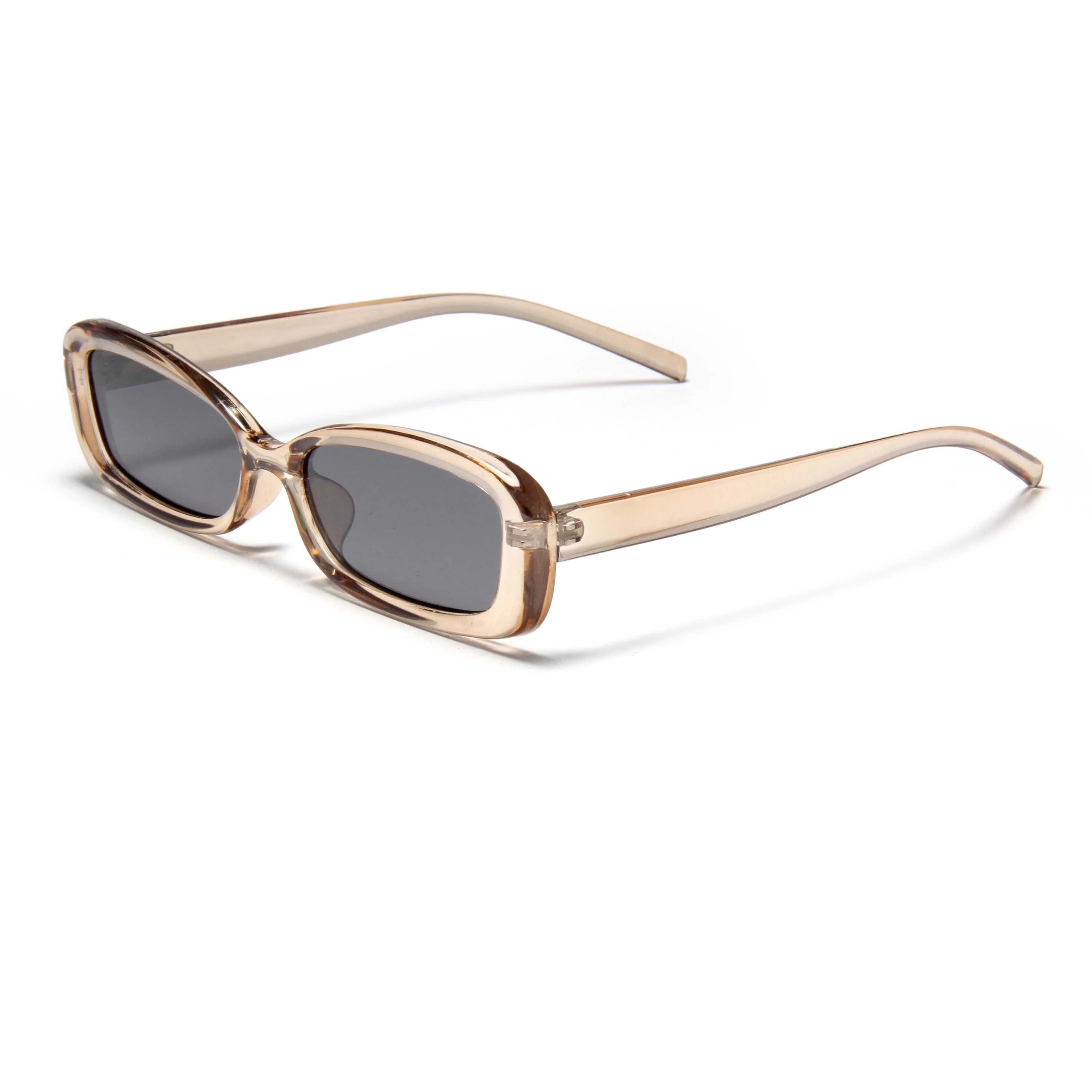 S77095 Gafas de sol marrones transparentes Gafas de sol personalizadas S32111 Gafas de sol de acetato gruesas de lujo de moda polarizadas para mujeres para hombres 1