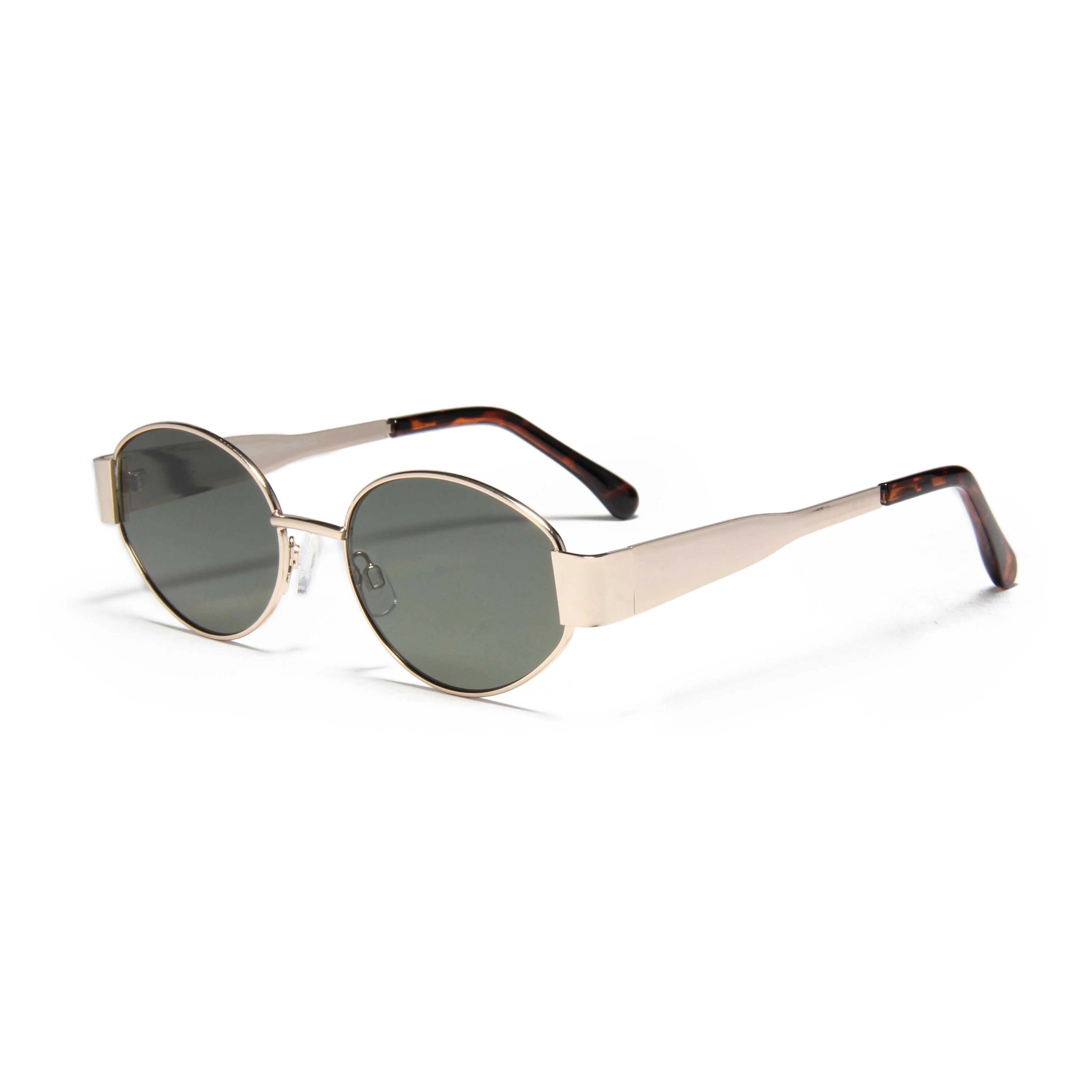 S59049 Gafas de sol ovaladas de inspiración vintage Fashion Flaed Out Luxury Diseñador Gafas de sol elegantes Sombras de decoración de hombres Eyewear 1