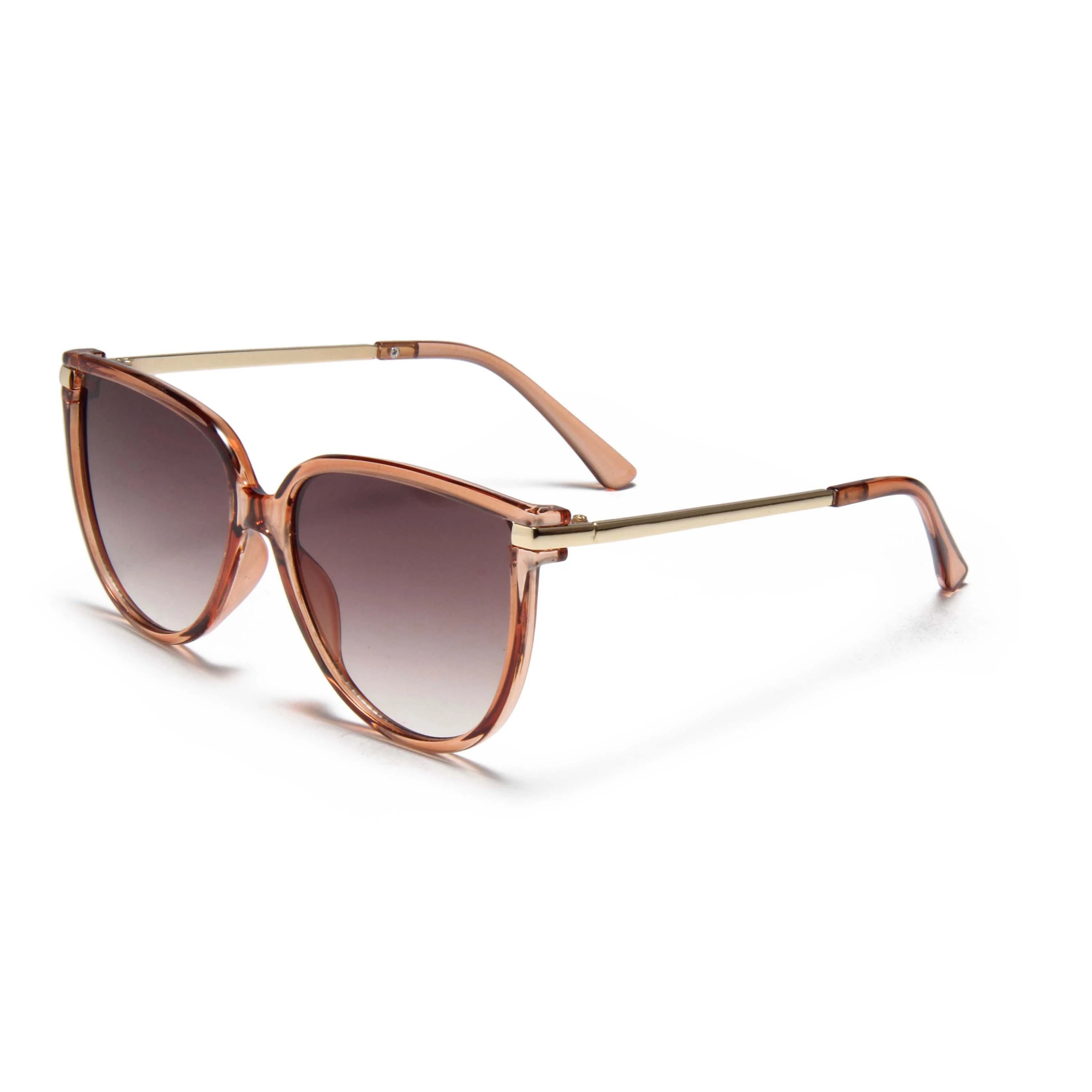 S77192 2025 Elegant Gradient Lens Sunglasses New Fashion Classic Retro Metal Sunglasses for Ladies and UV400 Optical PC Frame Direct Factory Sale 1