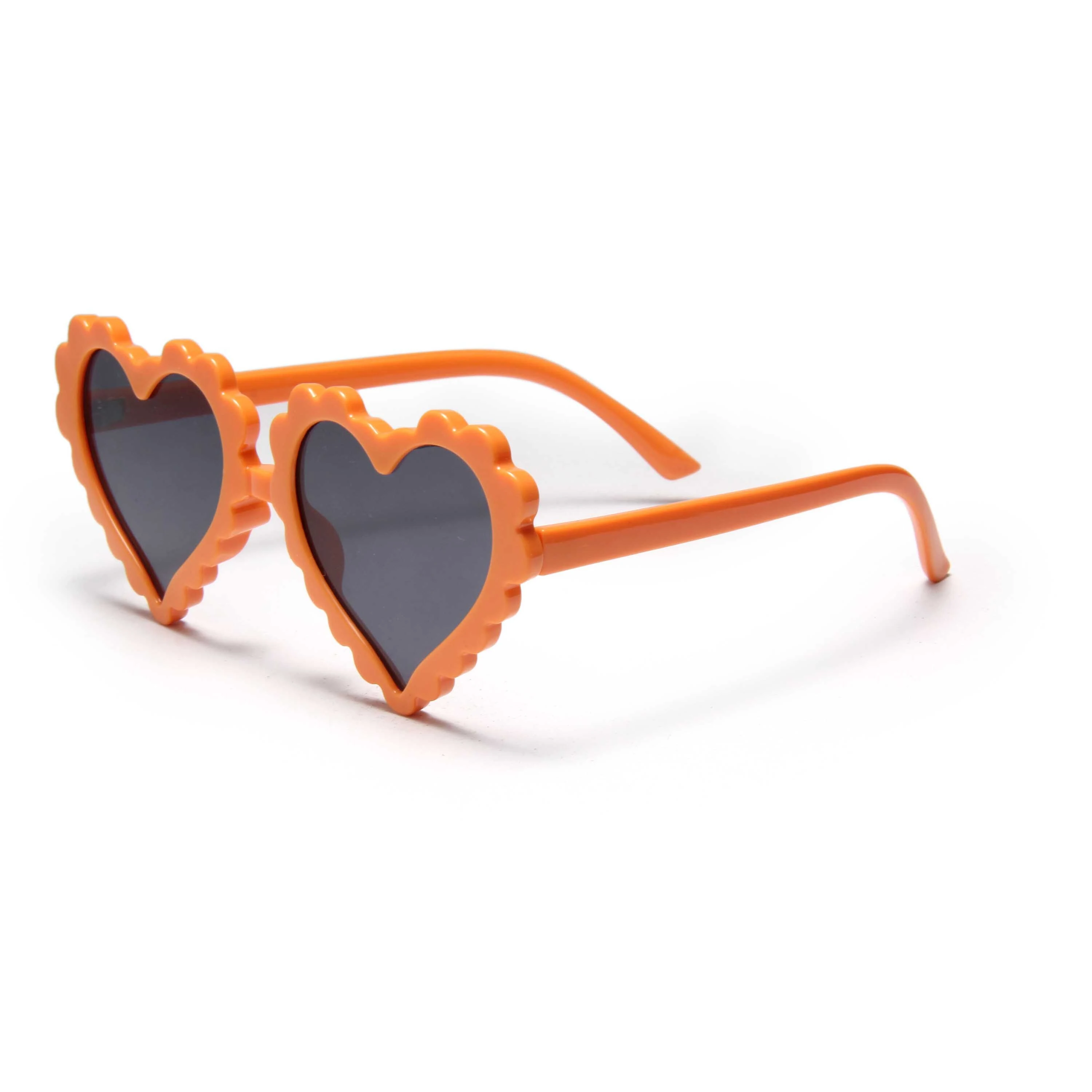 SK33062 Adorable and Stylish Heart-Shaped Children's Sunglasses 2025 New Style Kids Sunglasses Custom logo and Color Cheap Plastic Children Hot Sale Sunglasses Wholesale 1