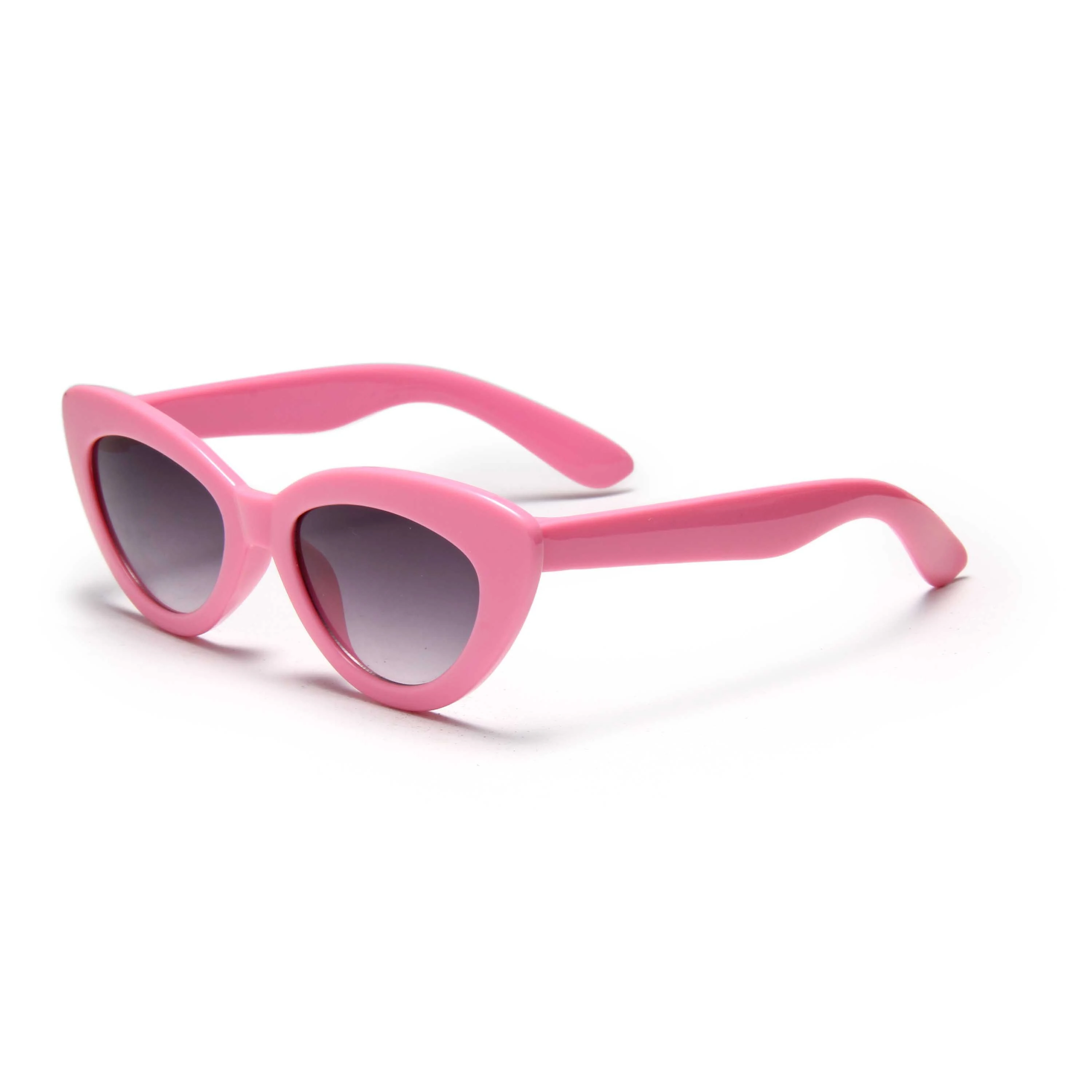 SK33066 2025 Stylish and Protective Pink Cat-Eye Children's Sunglasses Shades Multi Matte Colors Custom logo Funny Child Baby Headwear Sunglasses 1