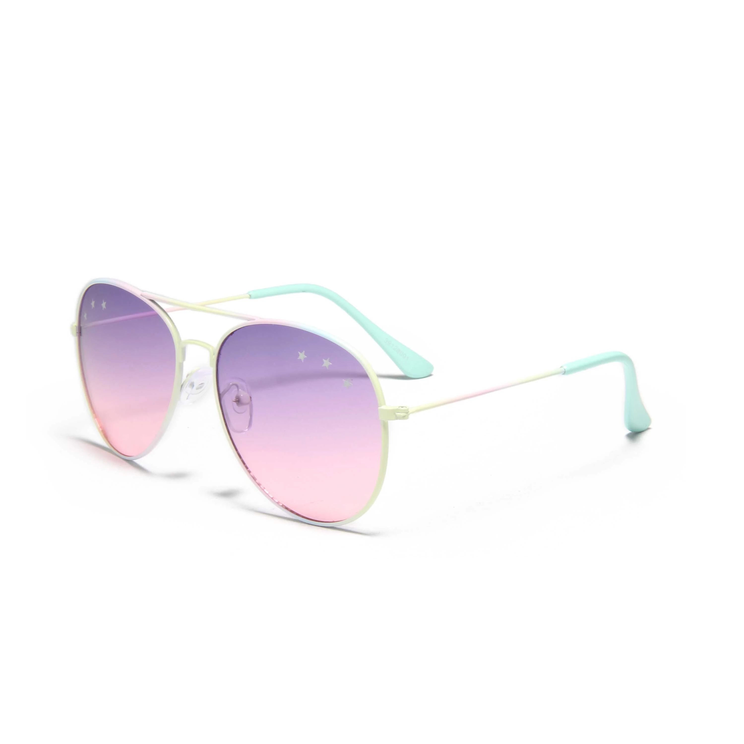 SK38001 New Stylish and Fun Aviator-Style Children's Sunglasses Metal Frame Luxury Shades Sunglasses for Girls Children Sun Glasses 1