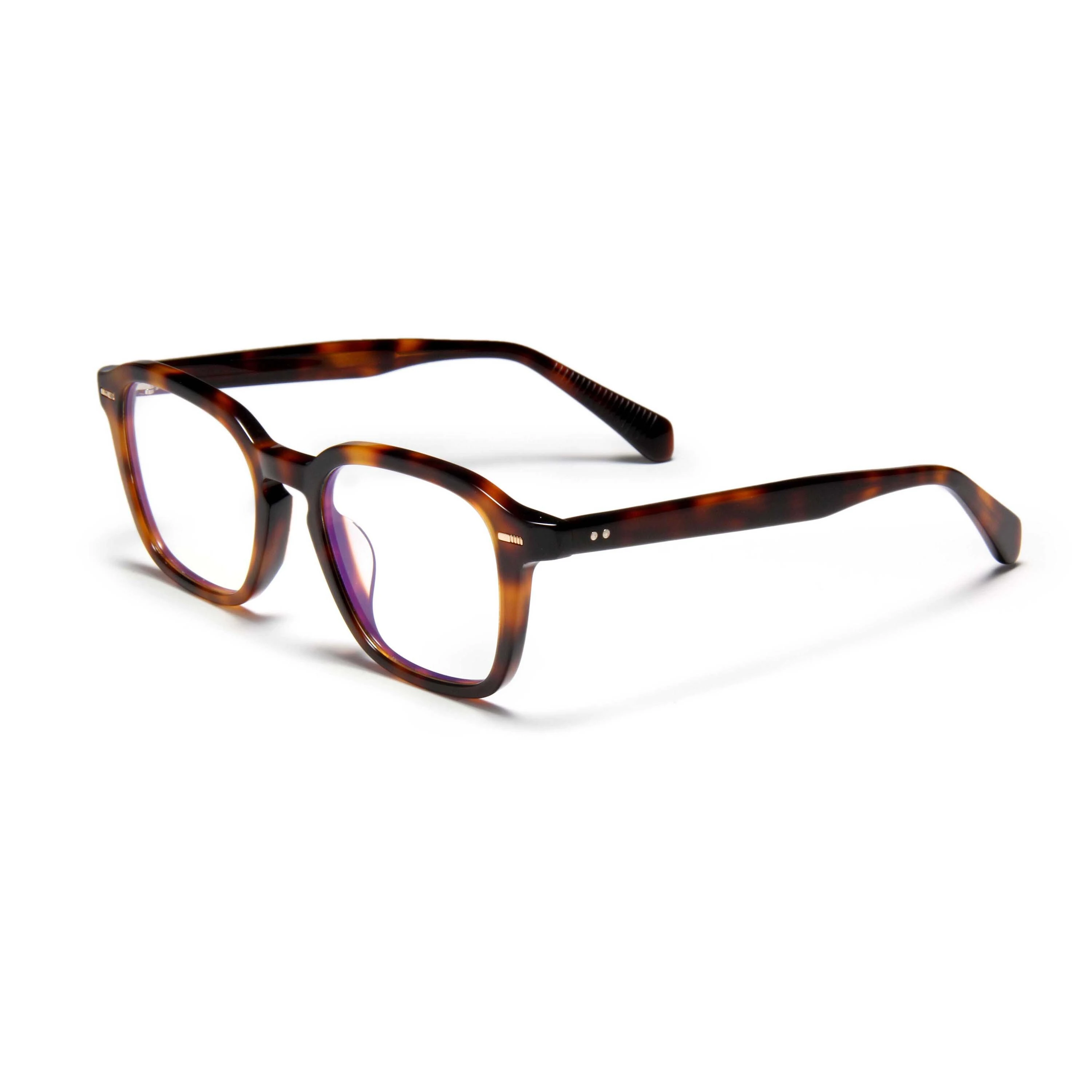 B75004 Tortoisshell Square Eyeglasses ПК Оптические очки кадры рецепт 2025 мужская мода на заказ логотип 1