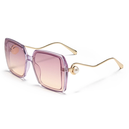 S27047 Nuevo exquisito anti-ultravioleta de lujo Gafas de sol de marco gran 1