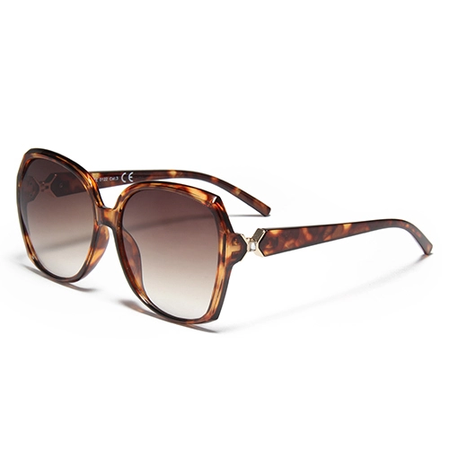 S66159 Hot Selling Trendy Damas de alta calidad Gafas de sol de lujo Mujeres Logotipo personalizado Fashion Women Vintage Metal Metal 1