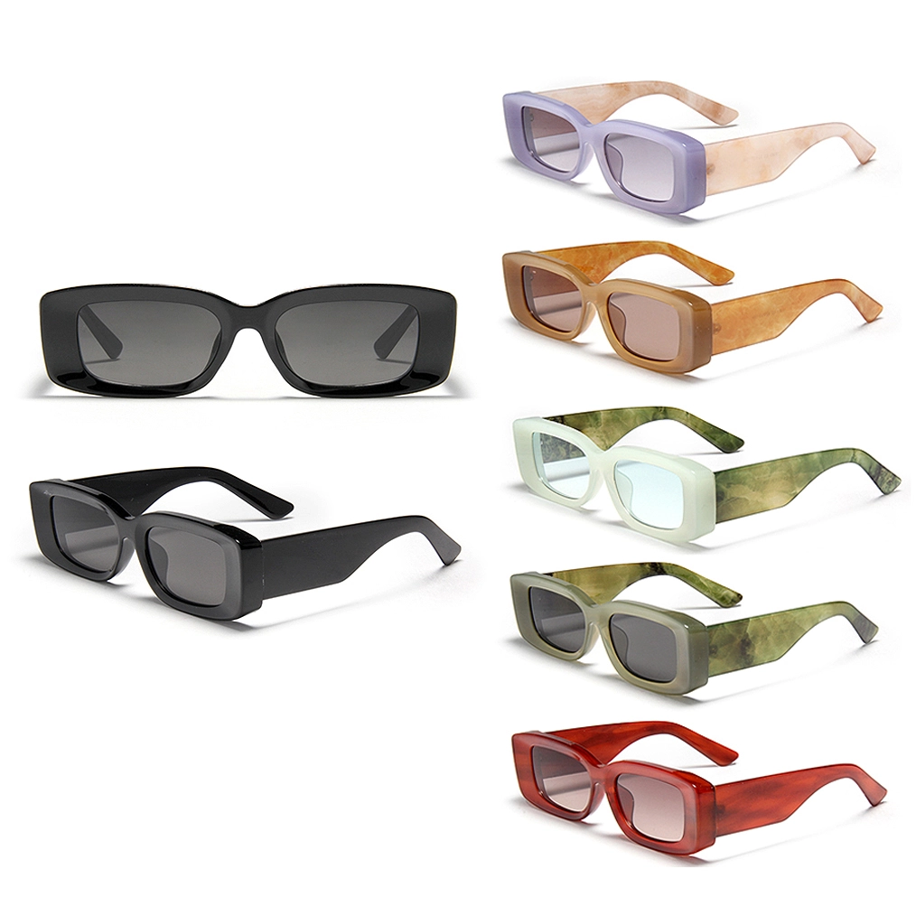 S23054 Rectangle Sunglasses with logo Branding Fashion Vintage Brand Your Own Sun Glasses Designer Eyewear Shades Women Men 1