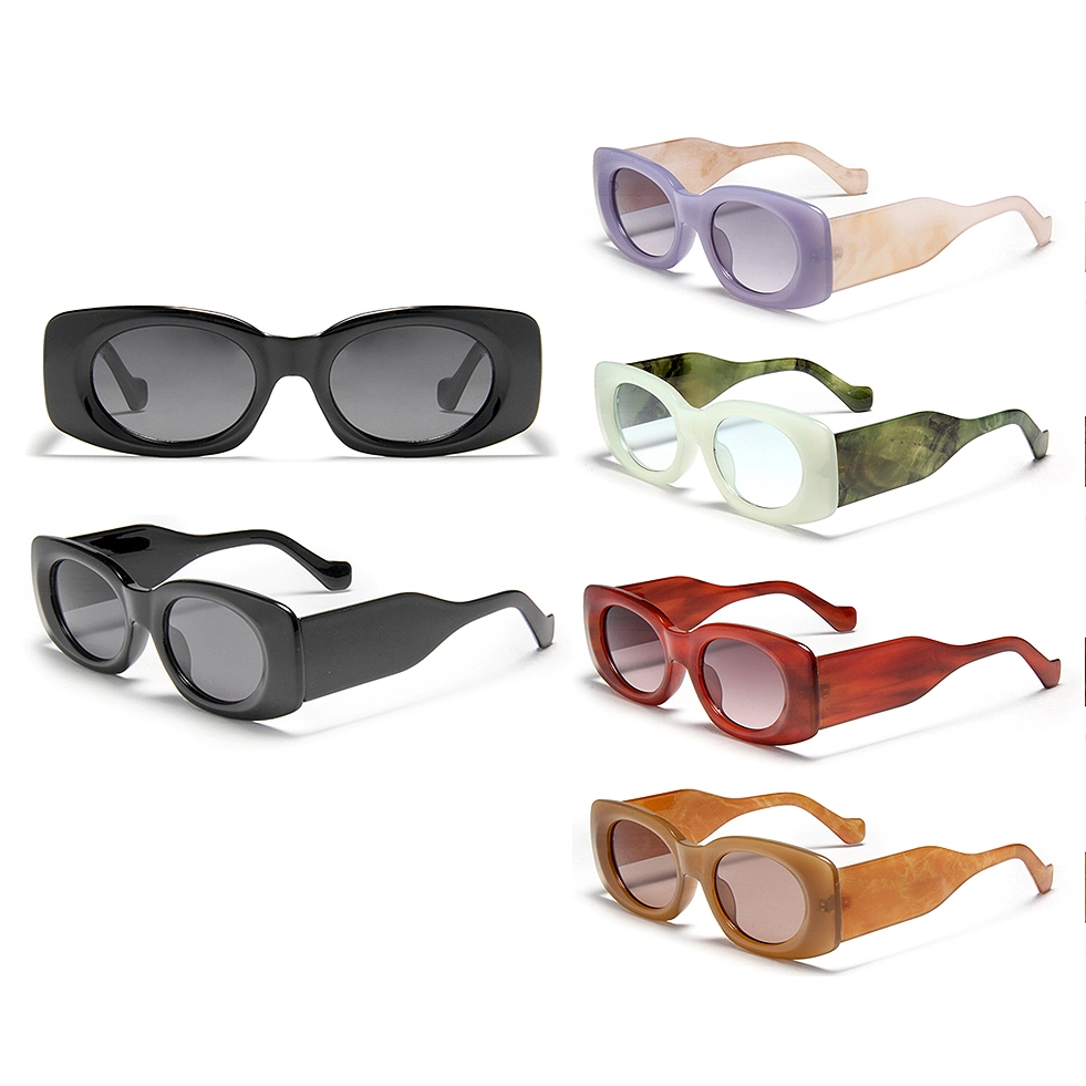 S23055 Personalized Colorful Glasses Frames European American Style Custom Logo 2025 New Square Frame Sunglasses 1