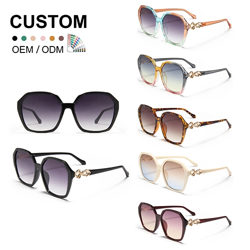 S27040 Diseñador de lujo Marcas famosas Gablas de sol Ne logotipo personalizado de alta calidad Gafas de sol Mujeres Oculos de Sol Feminino 1