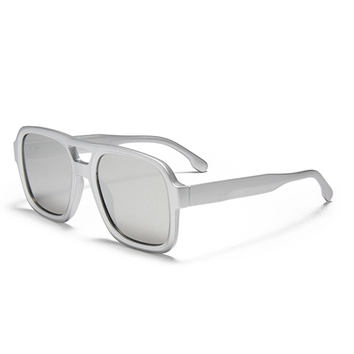 S27054 New Big Square Frame Sunglasses Cool Frame Personalized Sunglasses High Quality PC Multi-colored Glasses 1