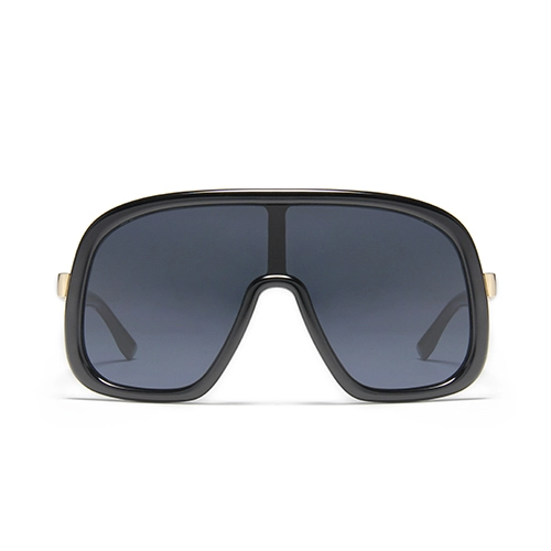 S27068 Popular Big One Piece UV400 Lens Shield Windproof Punk Sun Glasses 2025 Unique Vintage Y2K Oversized Sunglasses for Women Men 1