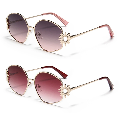Gafas de sol de moda de la serie S60167 de metal, fábrica al por mayor de gafas de cooperación de marca, gafas de sol de alta calidad para hombres y mujeres. 1