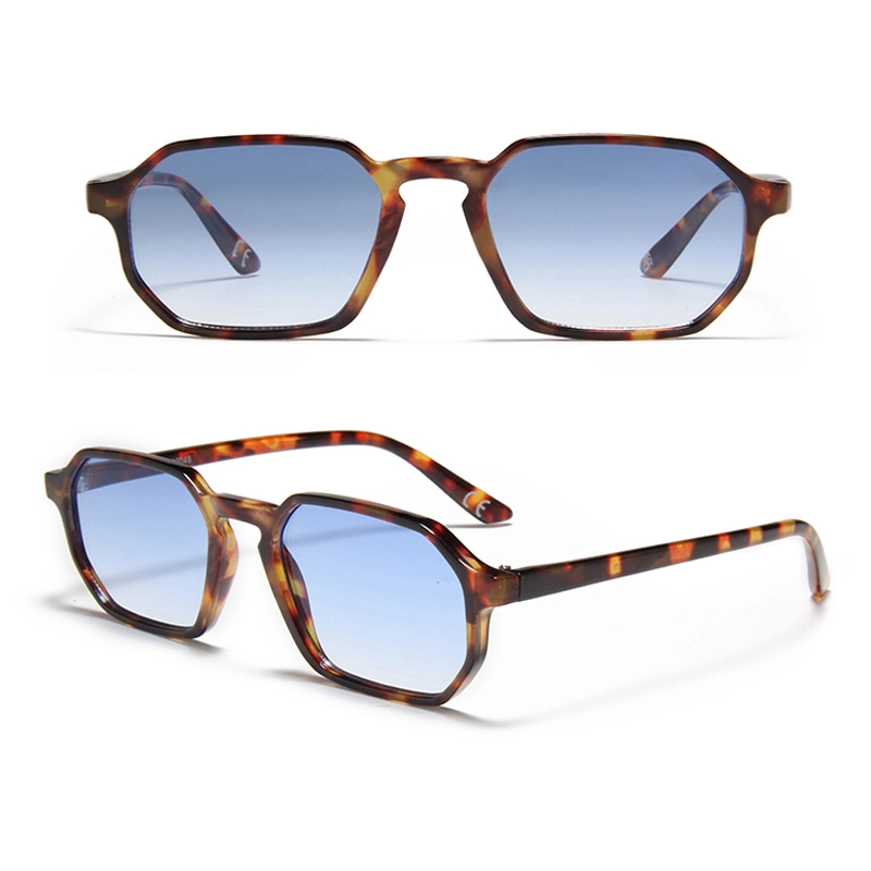 S66177 Trendy 2025 Rectangle Eyewear Vintage Classic Designer Style Sunglasses for Women Pc Frame Sunglasses 1