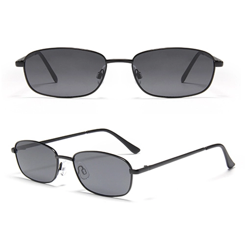 S60210 Sunglasses Manufacturers Wholesale Brown Black Gun-colored Cool Metal Frame Sunglasses Polarized Lens Eyewear 1