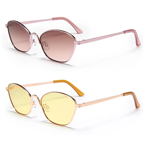 S60207 New Arrival Cat Eye Metal Frame Summer Women Sunglasses Wholesale Branded Sunglasses Ladies 1
