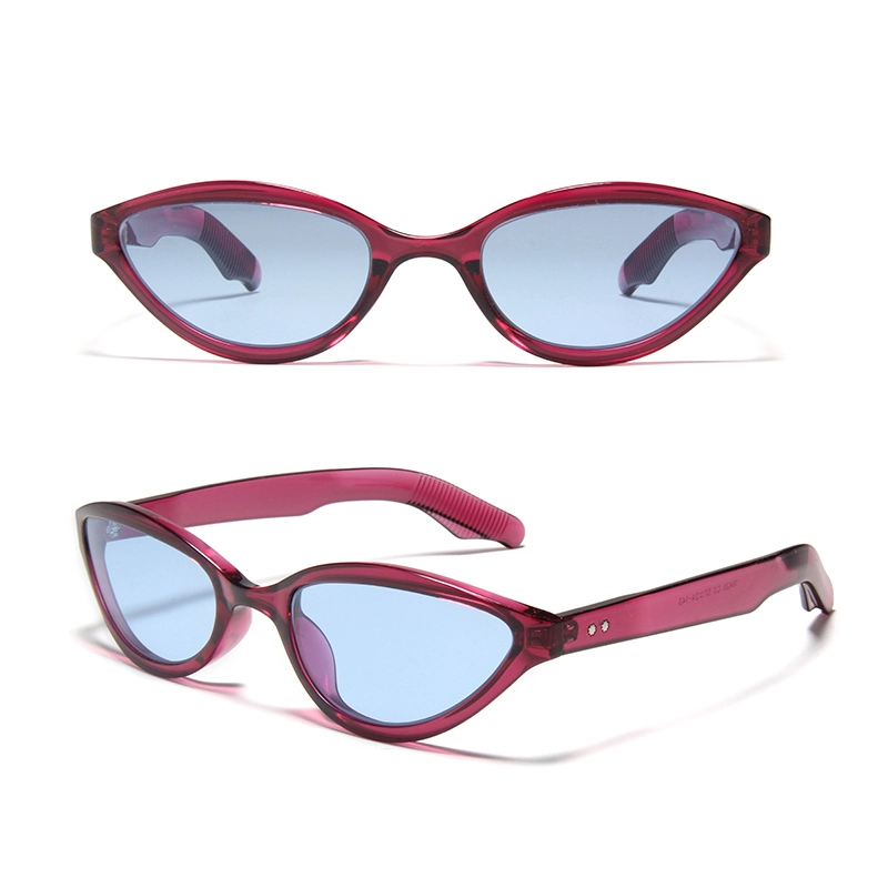 S23061 Fashion Cheap Sun Glasses Ladies Women Cateye Sunglasses for Female Candy Colors Retro Small Frame Shades Eyeglasses 1