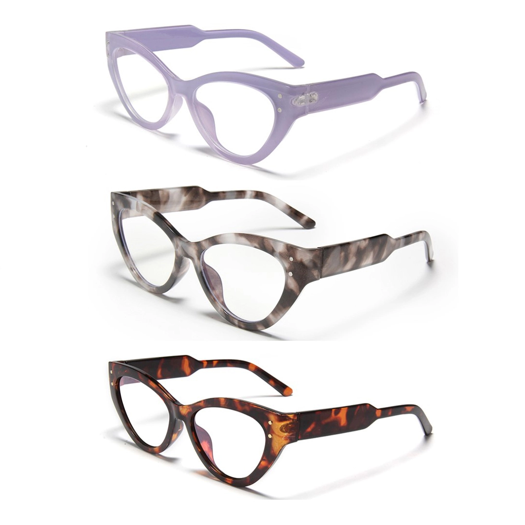 B10005 Cateye Blue Light Blocking Reading Glasses for Men & Women Custom Logo Eyeglasses Anti Blue Light Photochromic Glasses Computer 1