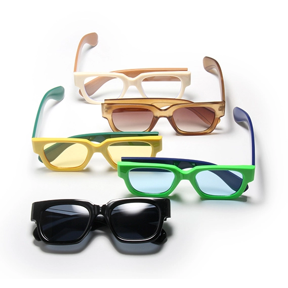 S27089 Retro Square Sunglasses - Stylish Vintage UV400 Protection Eyewear, Multiple Color Options, Trendy Shades for Men & Women Sunglasses Manufacturers 1