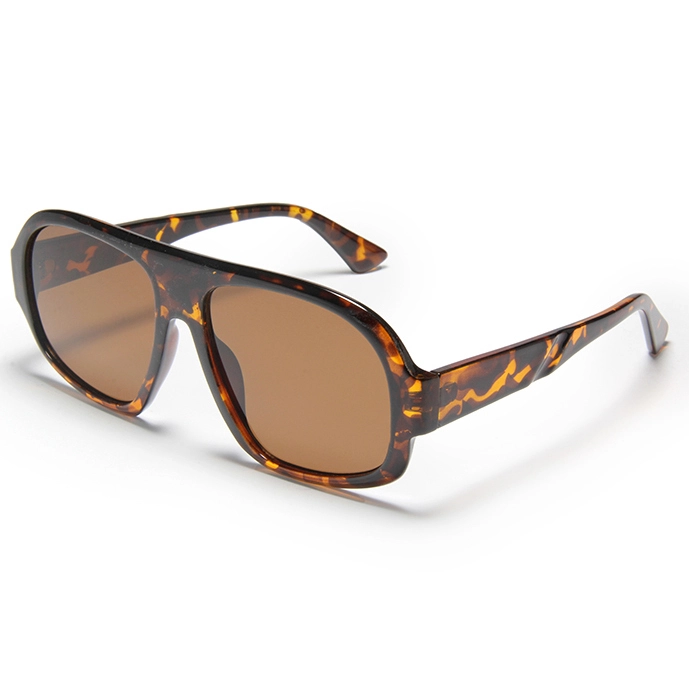 S27082 Retro - Inspired Aviator Sunglasses - Unique Oversized Frame UV400 Eyewear, Ideal for Fashion - Forward Individuals Factory Wholesale Odm Oem Custom Logo Sunglass Womens Sunglasses 1