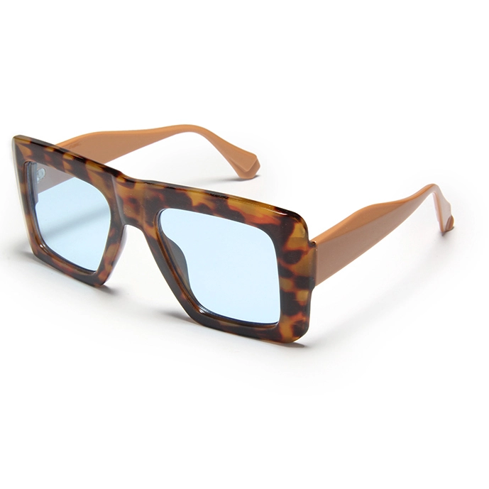 S27079 Gafas de sol cuadradas extragrandes multicolores: elegantes gafas de sol con protección UV400. Fabricantes mayoristas de gafas de sol personalizadas. 1