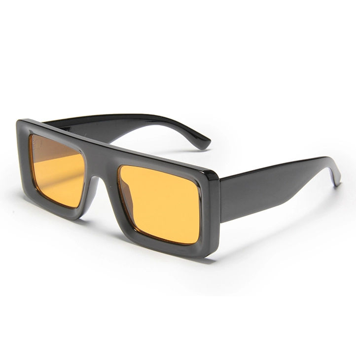 Gafas de sol cuadradas retro de gran tamaño S27077: gafas de sol modernas con protección UV para mujeres y hombres. Fabricantes de gafas de sol de moda personalizadas al por mayor. 1