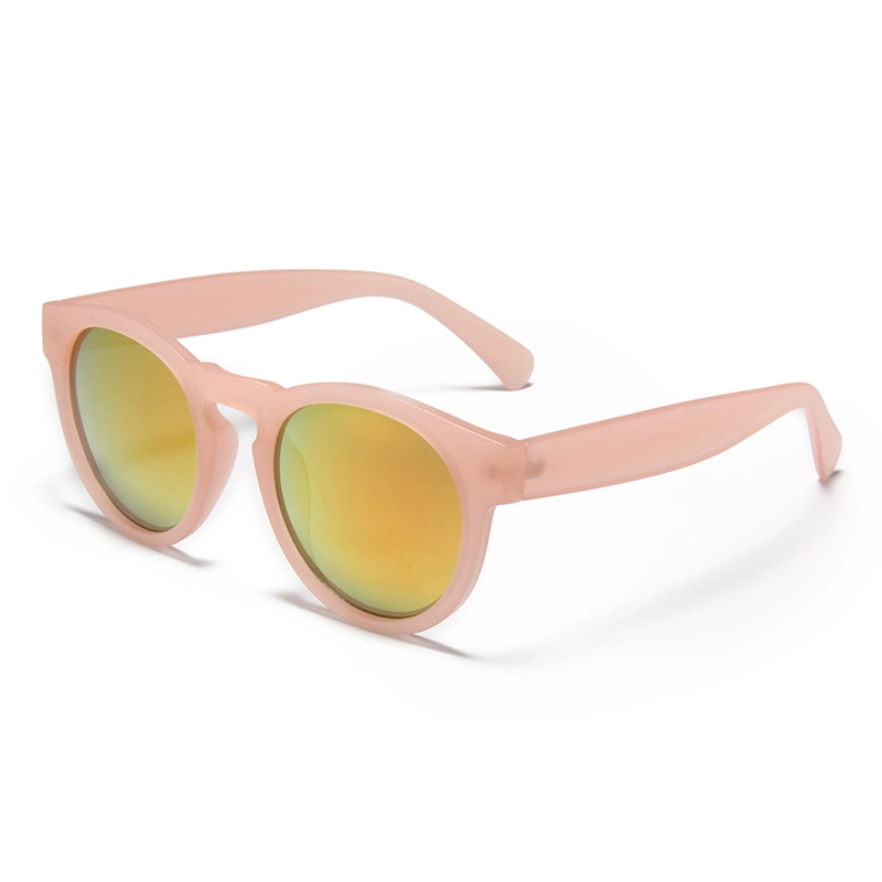 Gafas de sol redondas retro multicolor SK4719 para niños - Diseño atractivo para el día a día y al aire libre - Montura transparente - Protección UV400 para niñas y niños 1