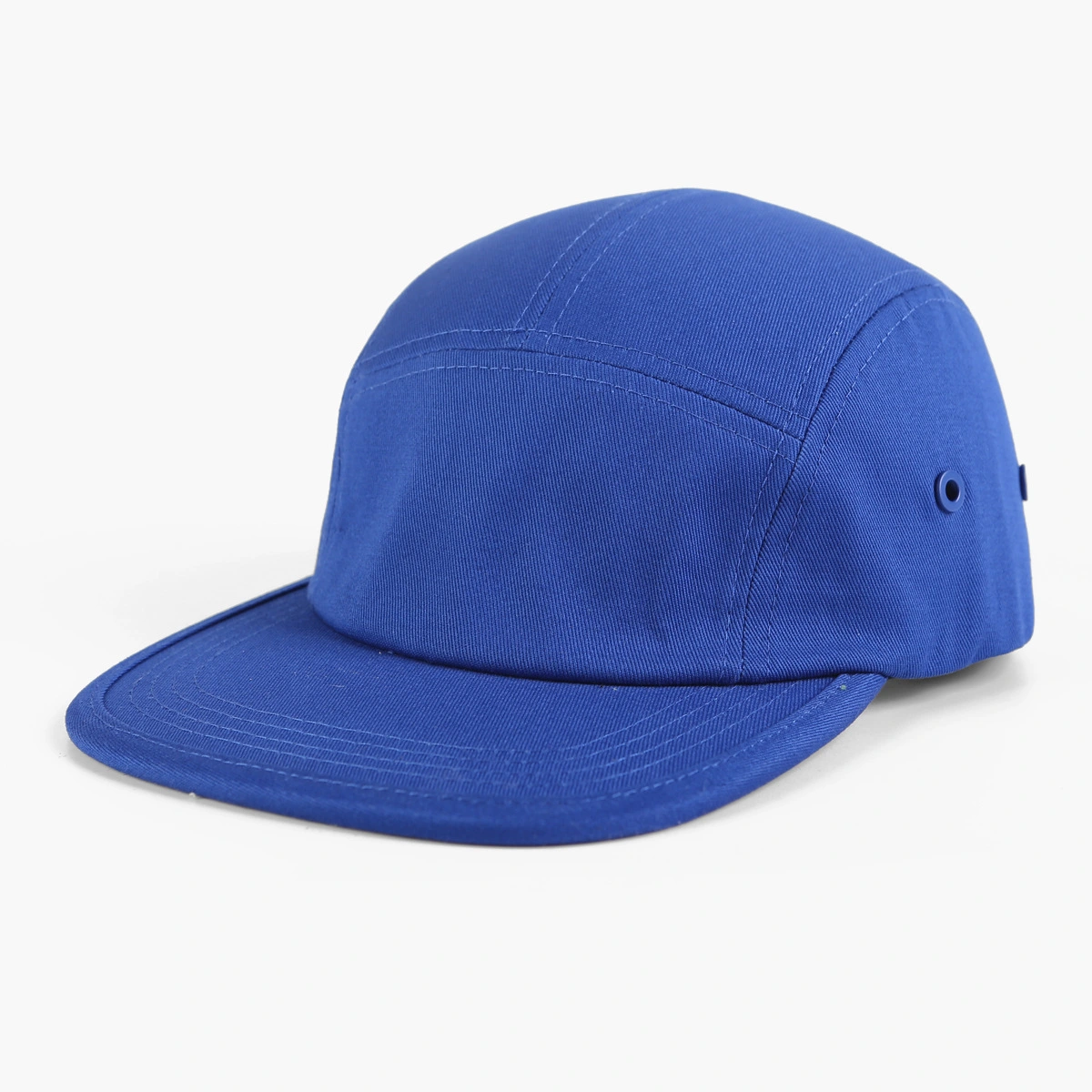 Fanmei Headwear Custom Blank Camping Hat With Flat Bill 5 Panel Cotton Twill Running Hat For Camper FMRC-07 1
