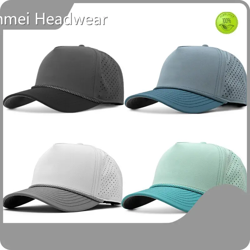 Waterproof Hat for Swimming 5 Panel by Fanmei Headwear 1
