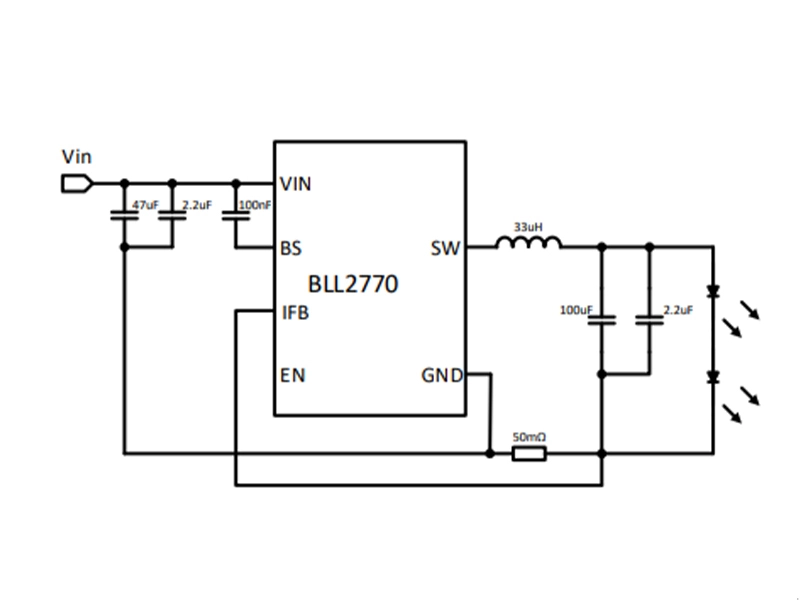40 V Synchroner konstanter Strom LED -Treiber BLL2770 1