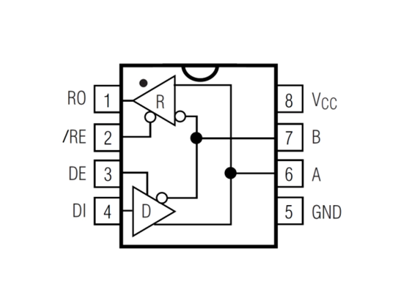 ± 15 kV ESD geschützt, 16 Mbit / s, fehlgeschlagener RS-485 Transceiver BL1590 1