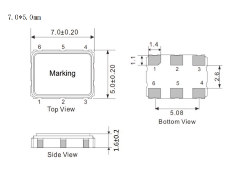 Crystal Oscillator YSO210PR 1