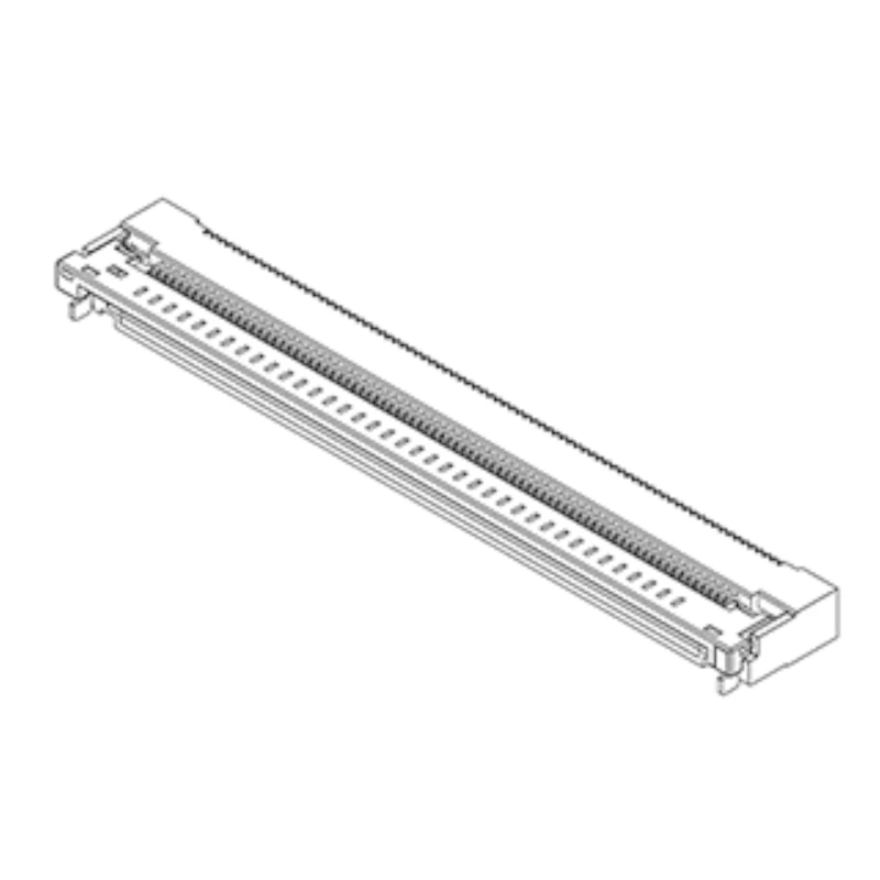 FPC Conector de 0.4 mm Flip frontal para el panel táctil LCD Serie 12004S 1