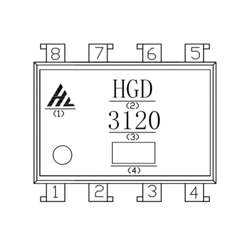 Opto-coupler IGBT/MOSFET Gate Drive for Inverters HGD3120 Series 1