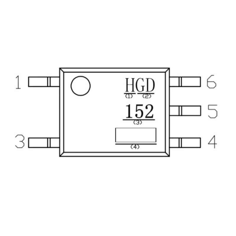 Оптронный драйвер затвора IGBT для инвертора управления двигателем HGD152 1