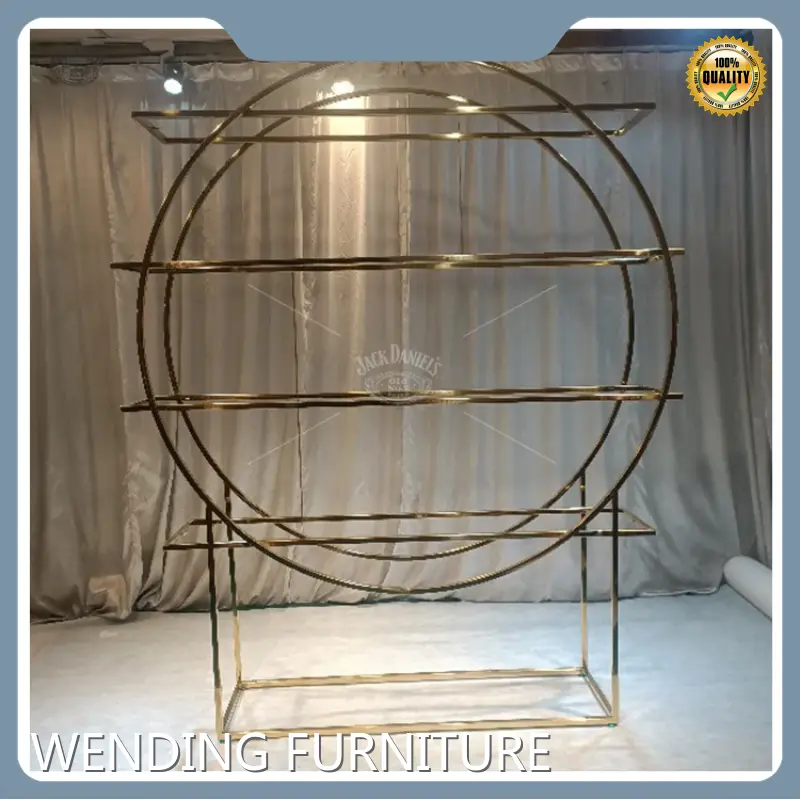 High Quality Gold Metal Arch Backdrop 1