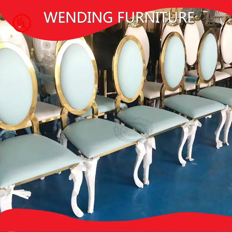 WENDING Gold Wedding Chairs Apartment Gold Wedding Chairs Made in China 1