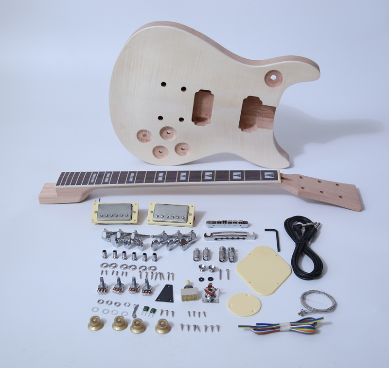 DIY Electric Guitar Kit-PRS Double Cut Build Your Own Guitar Kit SNGK010 1