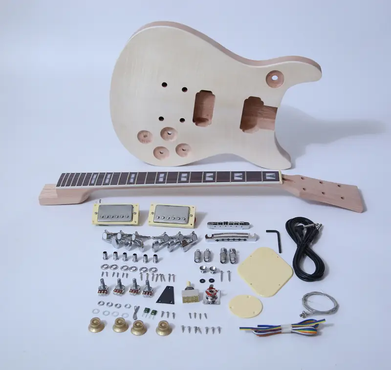 Kit de guitarra elétrica DIY-PRS Corte duplo Construa seu próprio kit de guitarra SNGK010 1