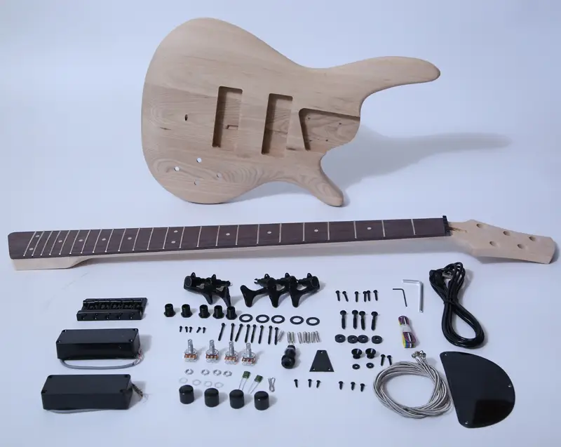 5 Strings Bass Guitar Kits- 5 String Ash Bass SKU068 1