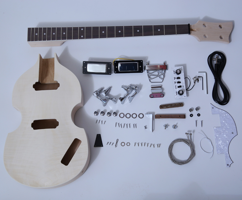 Kit de baixo elétrico DIY-baixo violino construa seu próprio SNBK003 2