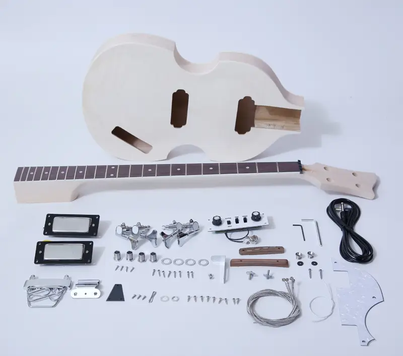 Kit de bajo eléctrico de bricolaje: bajo de violín construye tu propio SNBK003 1